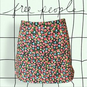 Free People Floral Mini